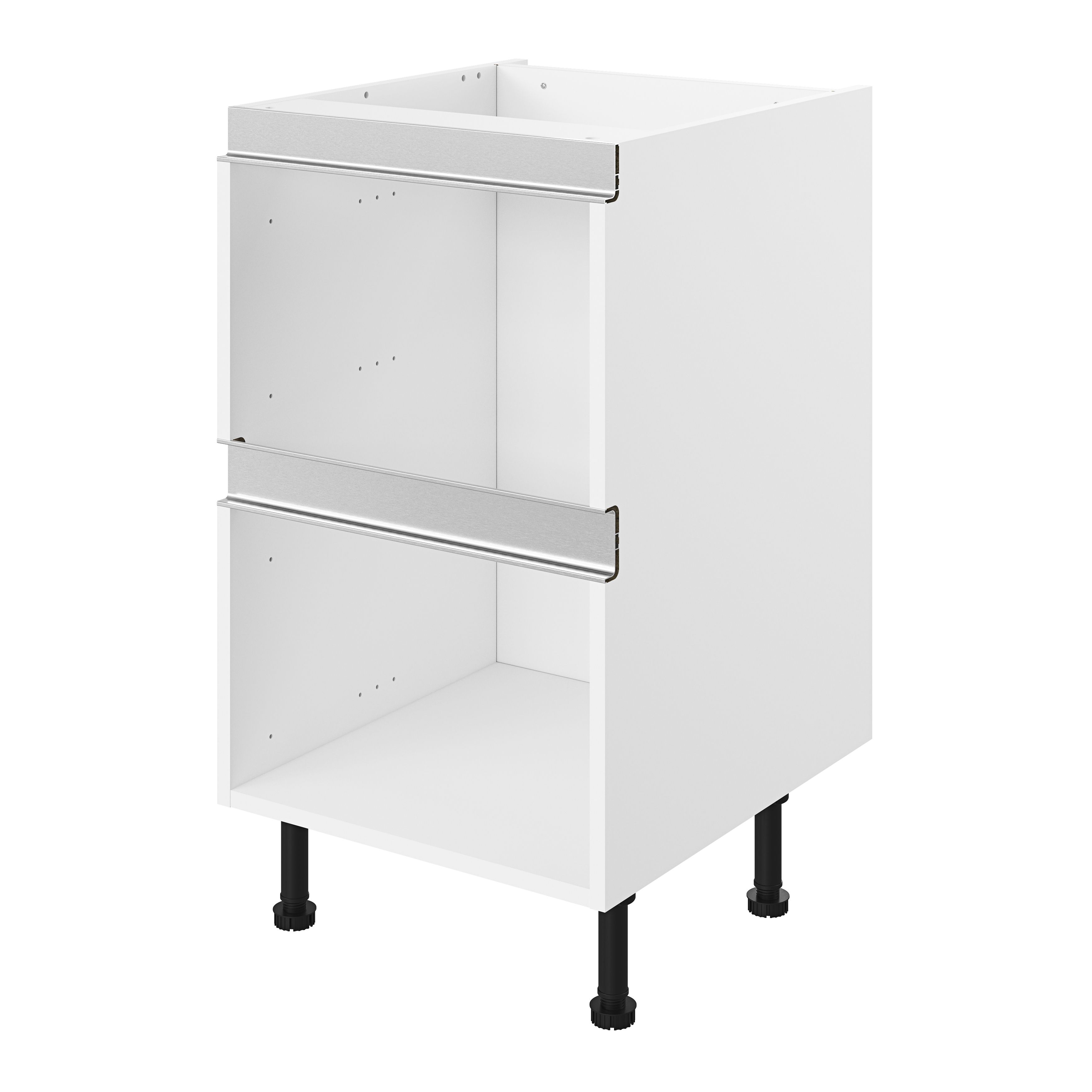 GoodHome Caraway Innovo White Drawer Base unit, (W)600mm