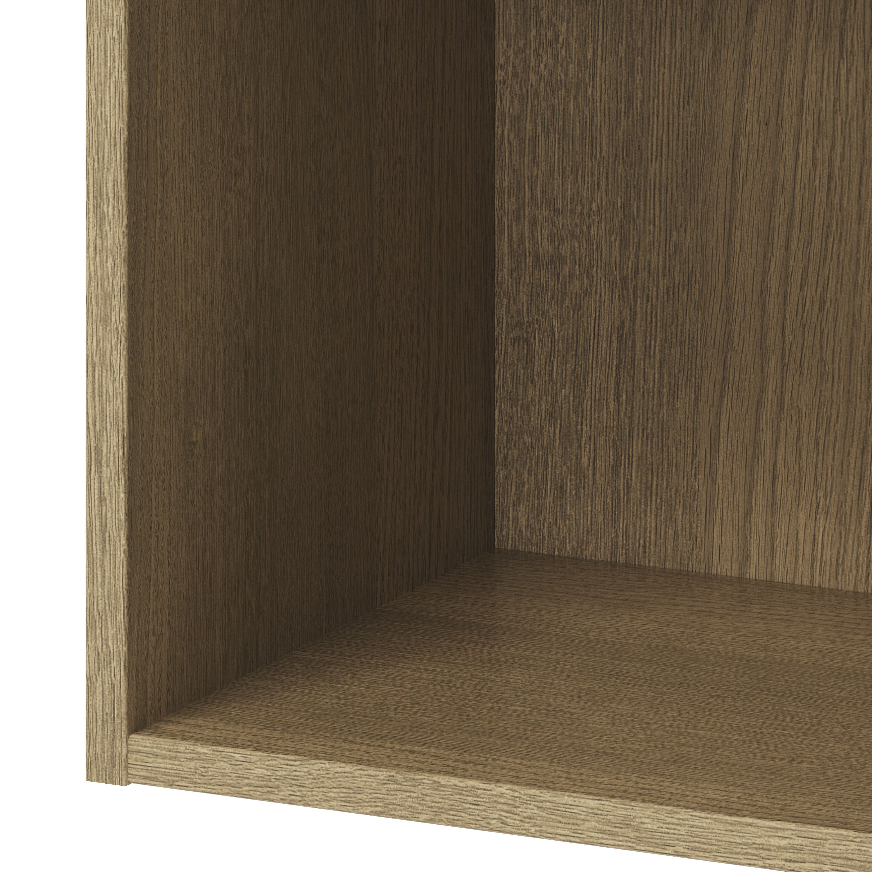 GoodHome Caraway Light oak effect Bridging Wall cabinet, (W)400mm (D)340mm