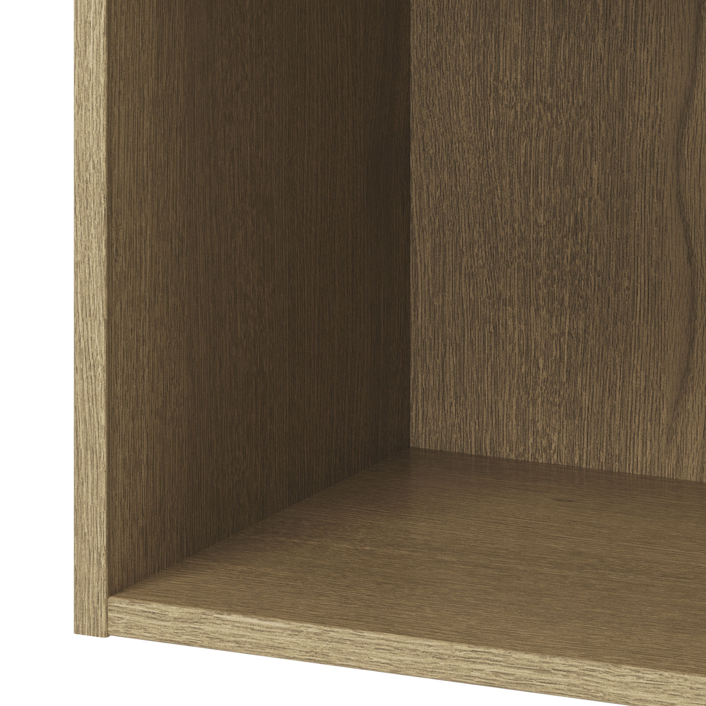 GoodHome Caraway Light oak effect Bridging Wall cabinet, (W)500mm (D)340mm