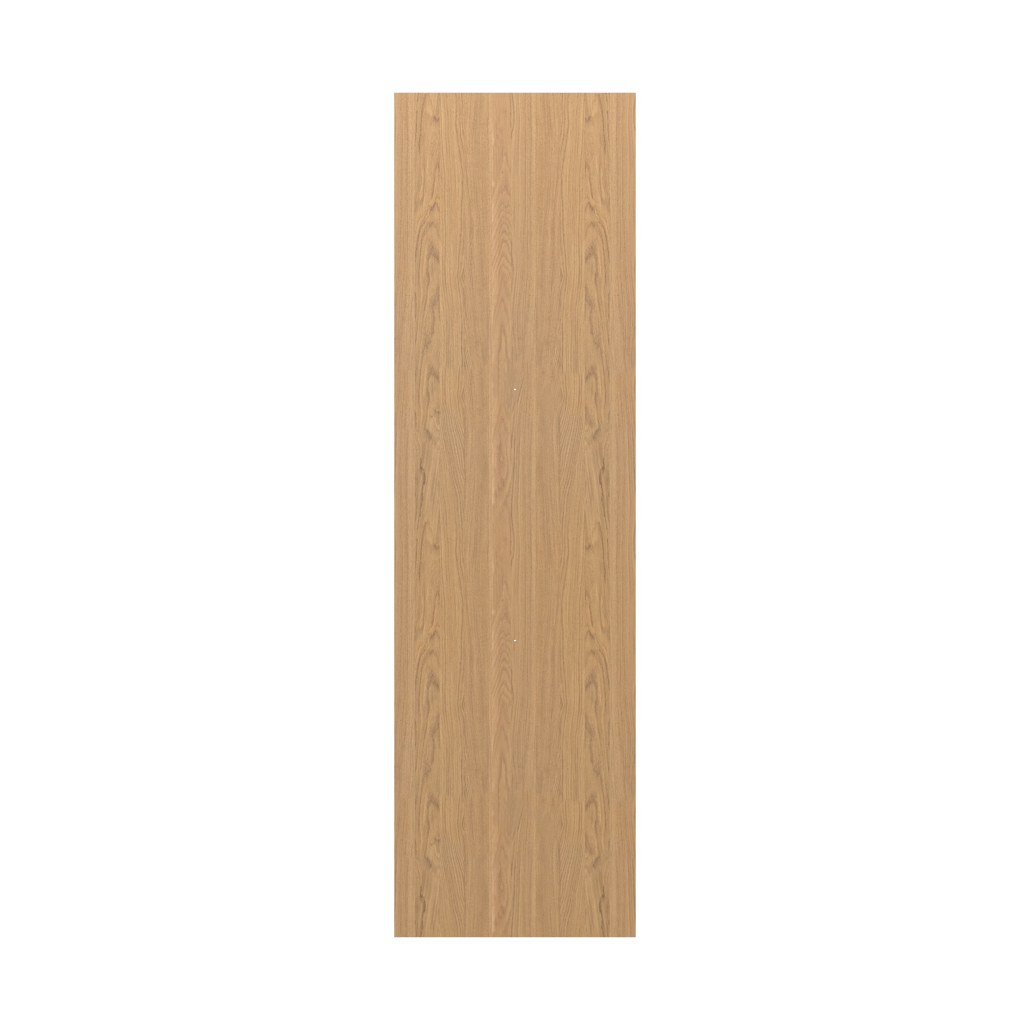 GoodHome Caraway Matt brown oak effect Standard Back panel (H)2010mm (W ...