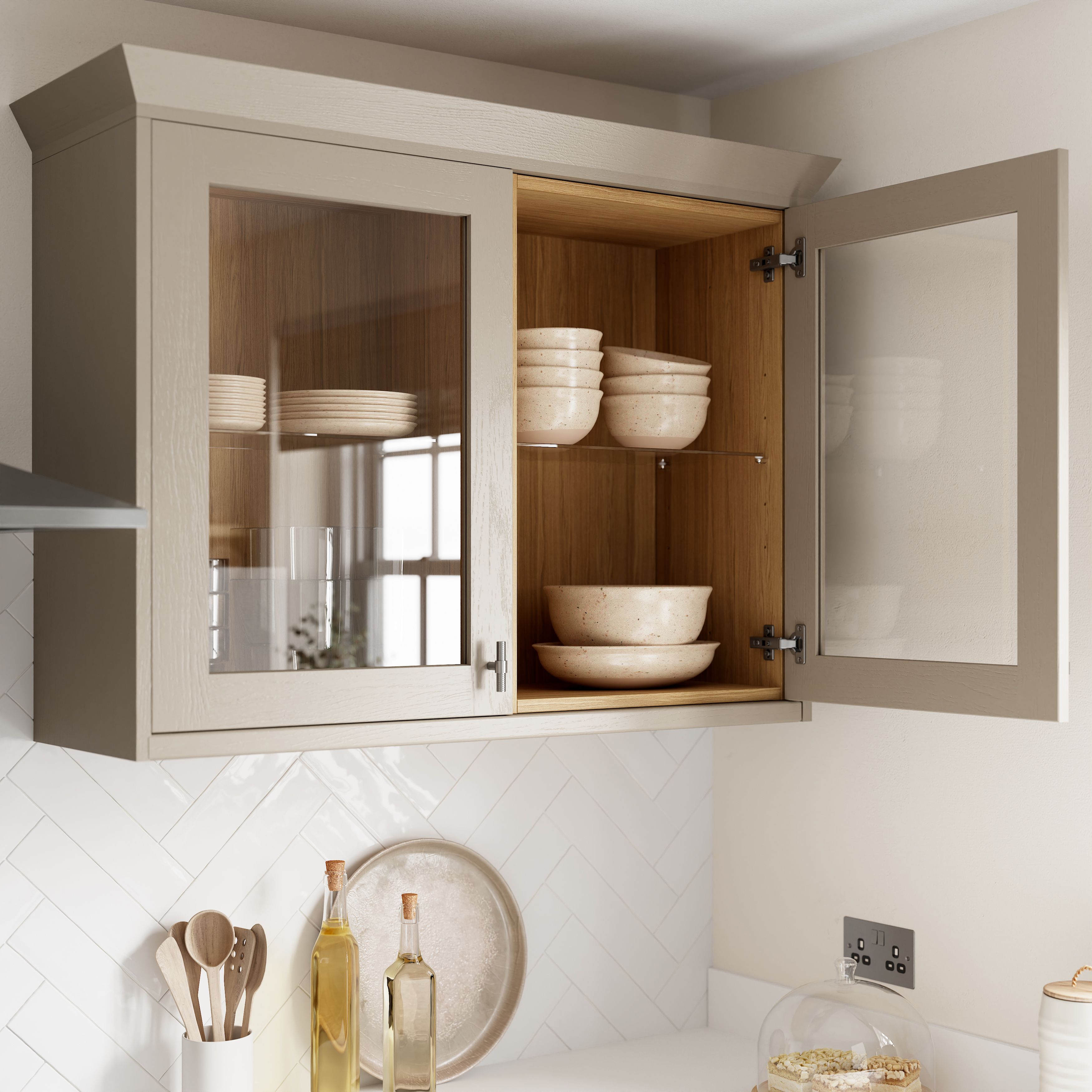 Small countertop cabinet discount