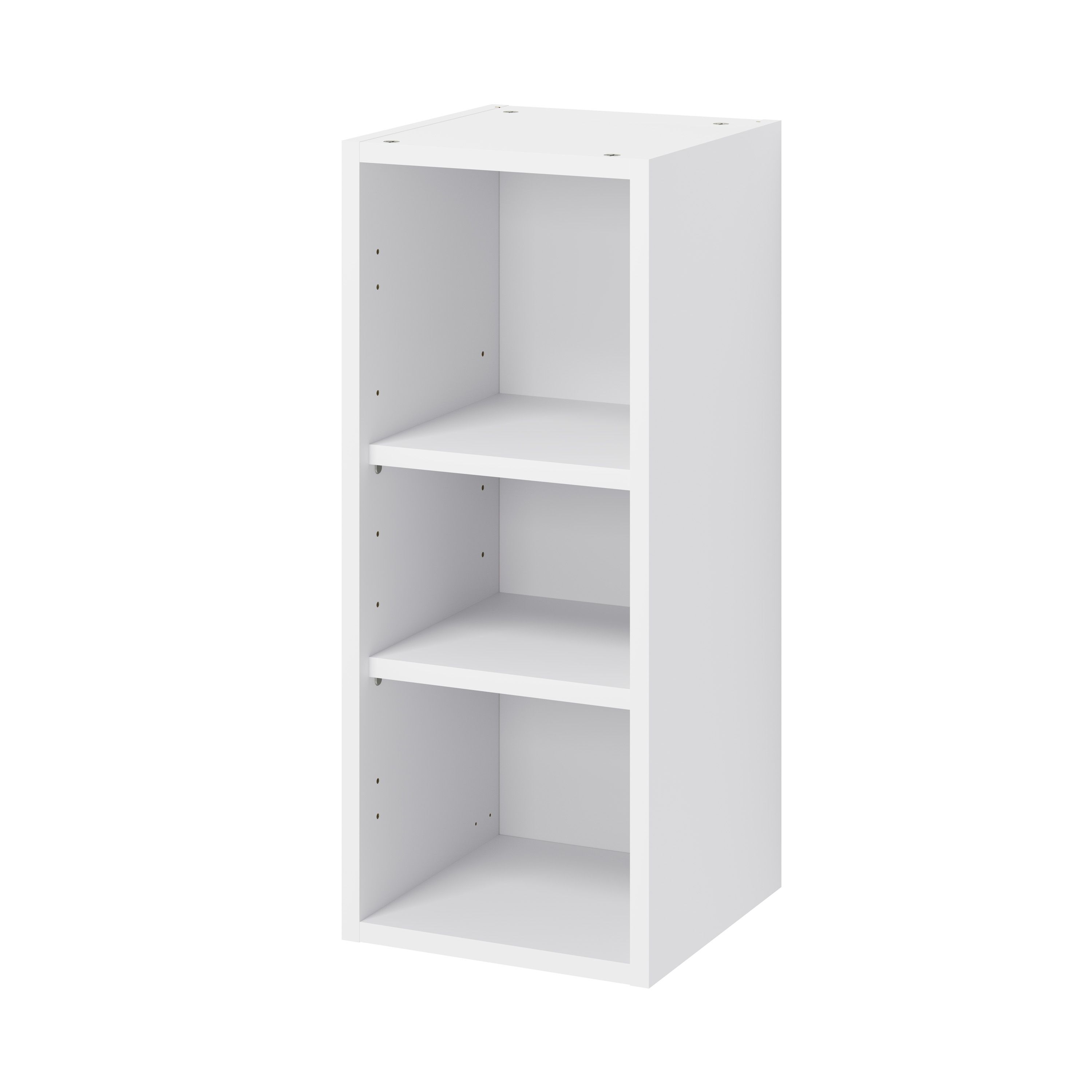 GoodHome Caraway Matt White Standard Wall cabinet, (W)300mm (D)320mm