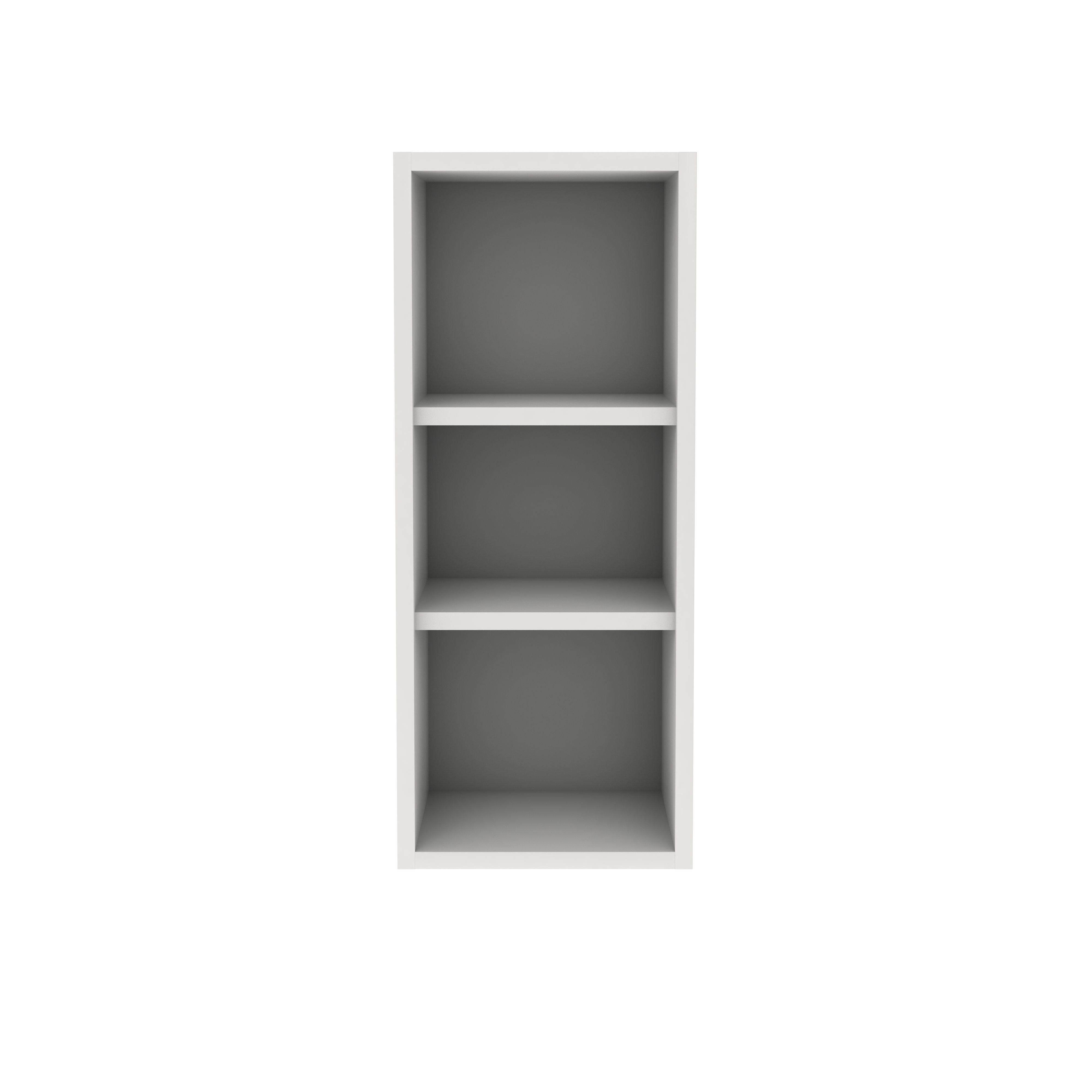 GoodHome Caraway Matt White Standard Wall cabinet, (W)300mm (D)320mm