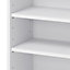 GoodHome Caraway Matt White Standard Wall cabinet, (W)400mm (D)320mm