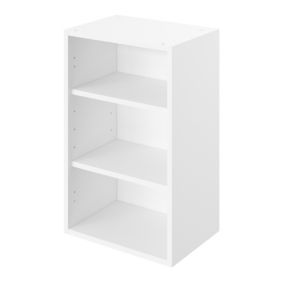GoodHome Caraway Matt White Standard wall cabinet, (W)450mm (D)320mm