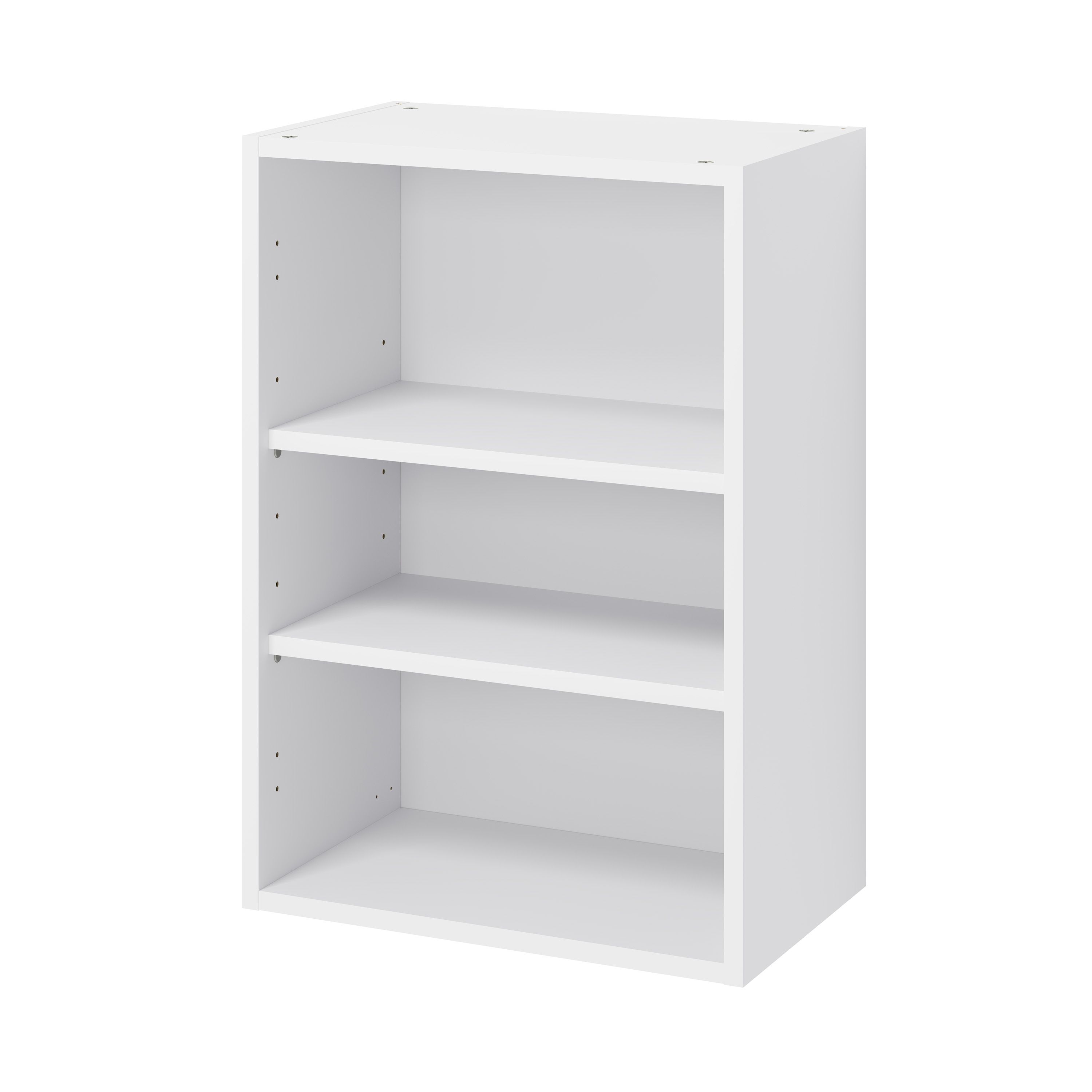 GoodHome Caraway Matt White Standard Wall cabinet, (W)500mm (D)320mm