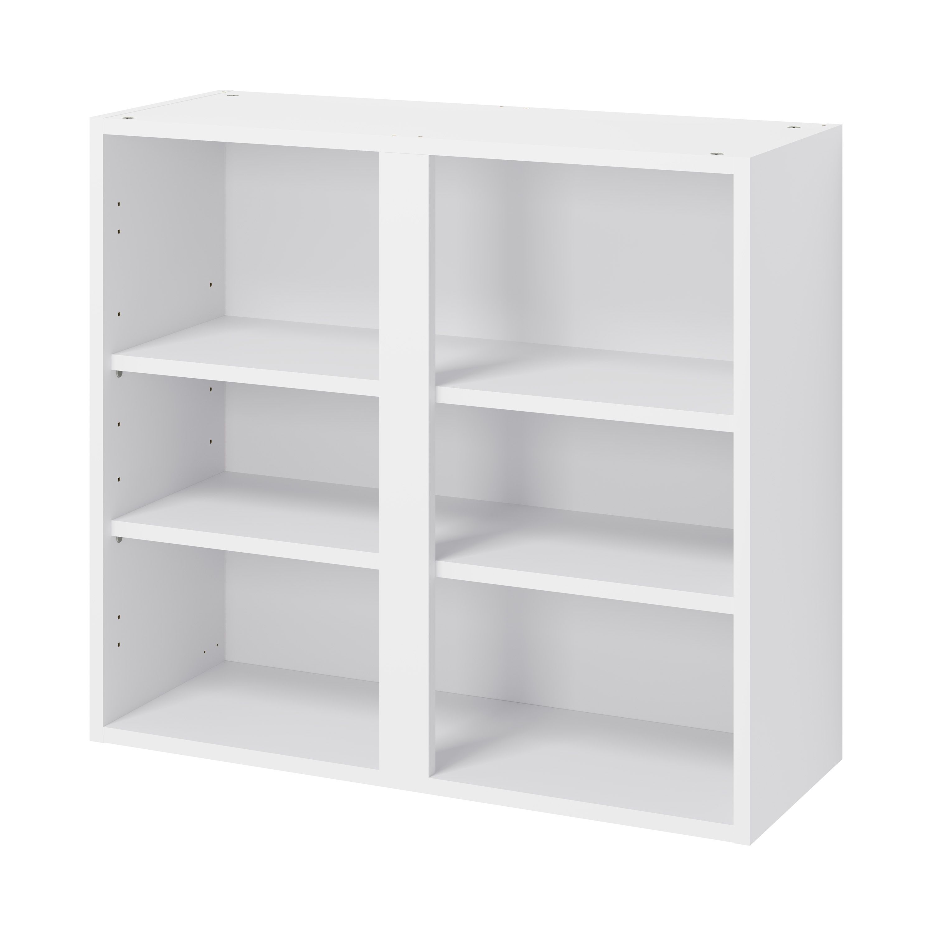 GoodHome Caraway Matt White Standard Wall cabinet, (W)800mm (D)320mm