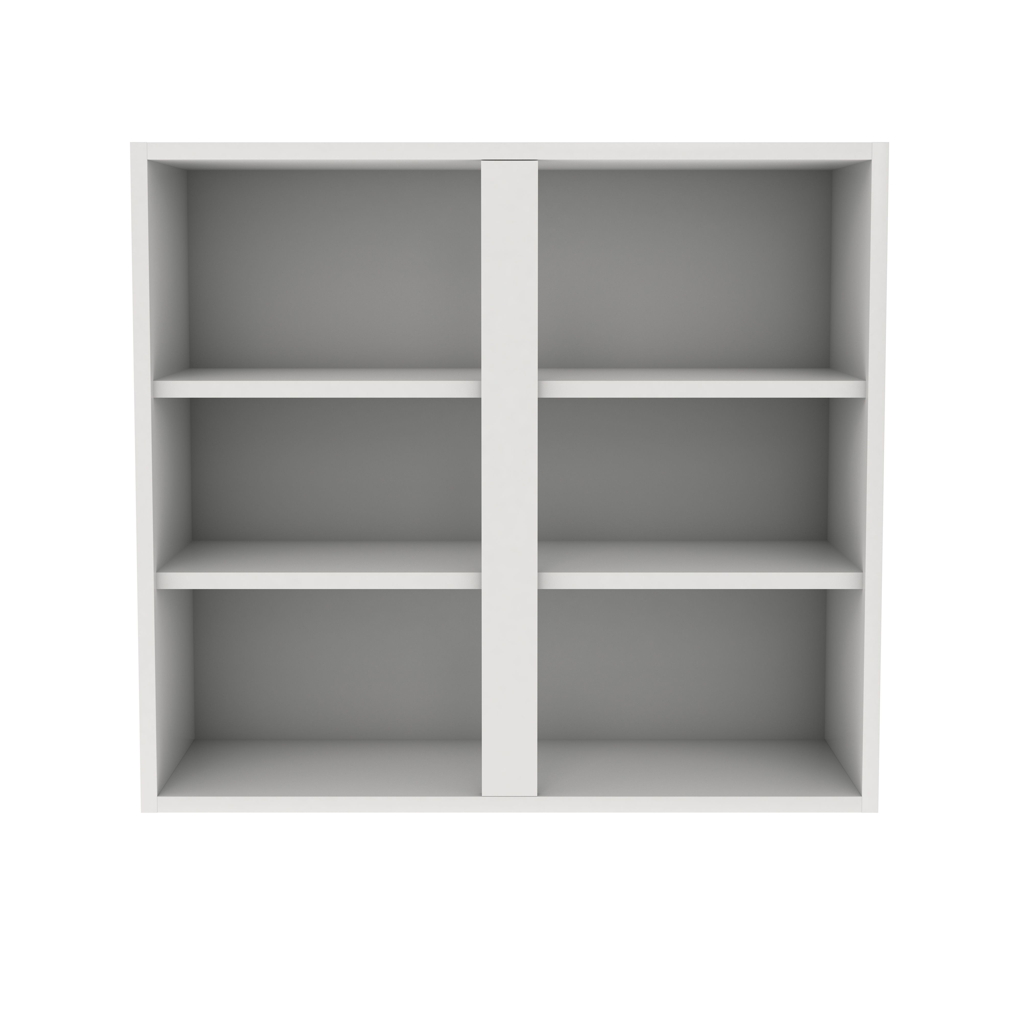 GoodHome Caraway Matt White Standard Wall cabinet, (W)800mm (D)320mm