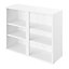 GoodHome Caraway Matt White Standard wall cabinet, (W)900mm (D)320mm