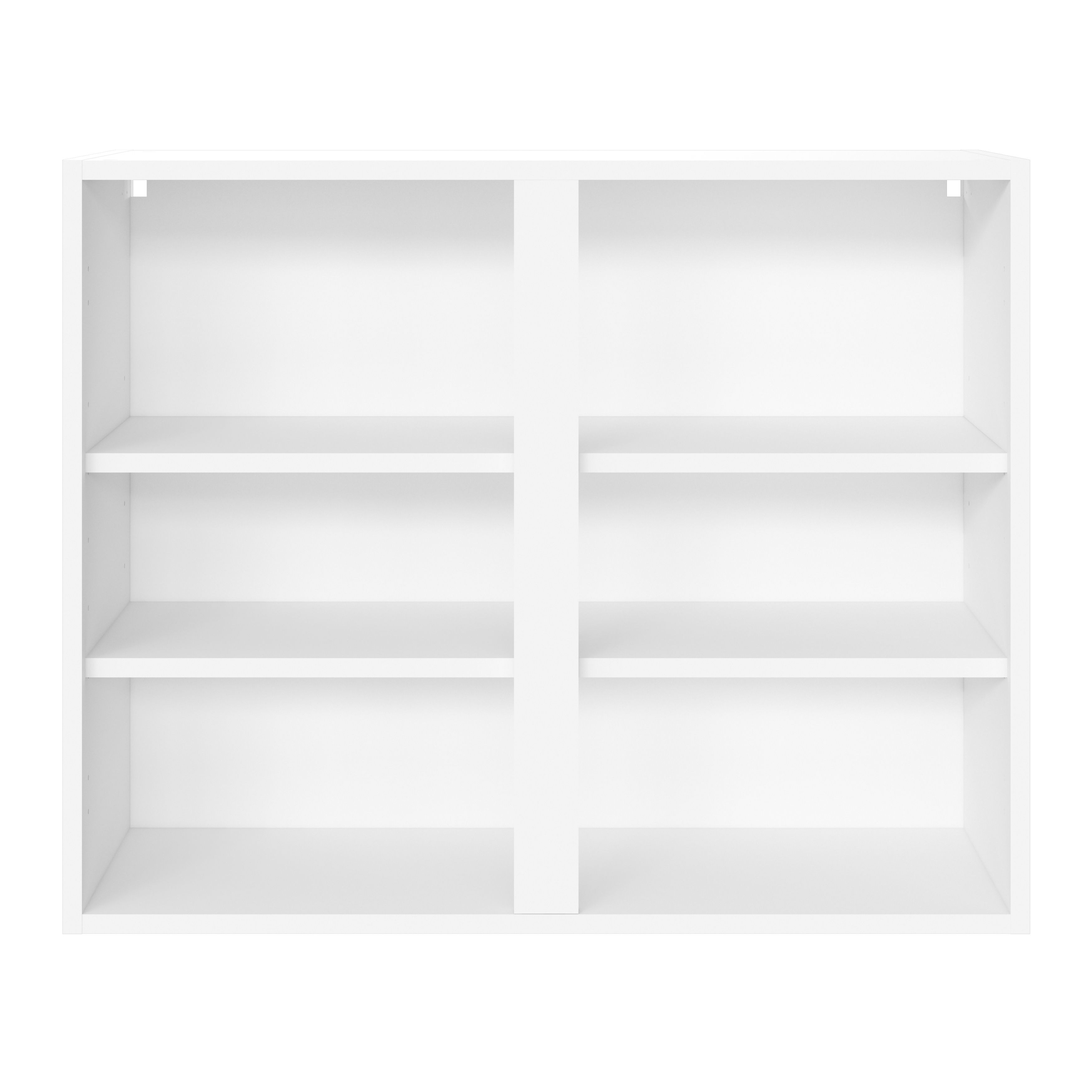 GoodHome Caraway Matt White Standard wall cabinet, (W)900mm (D)320mm