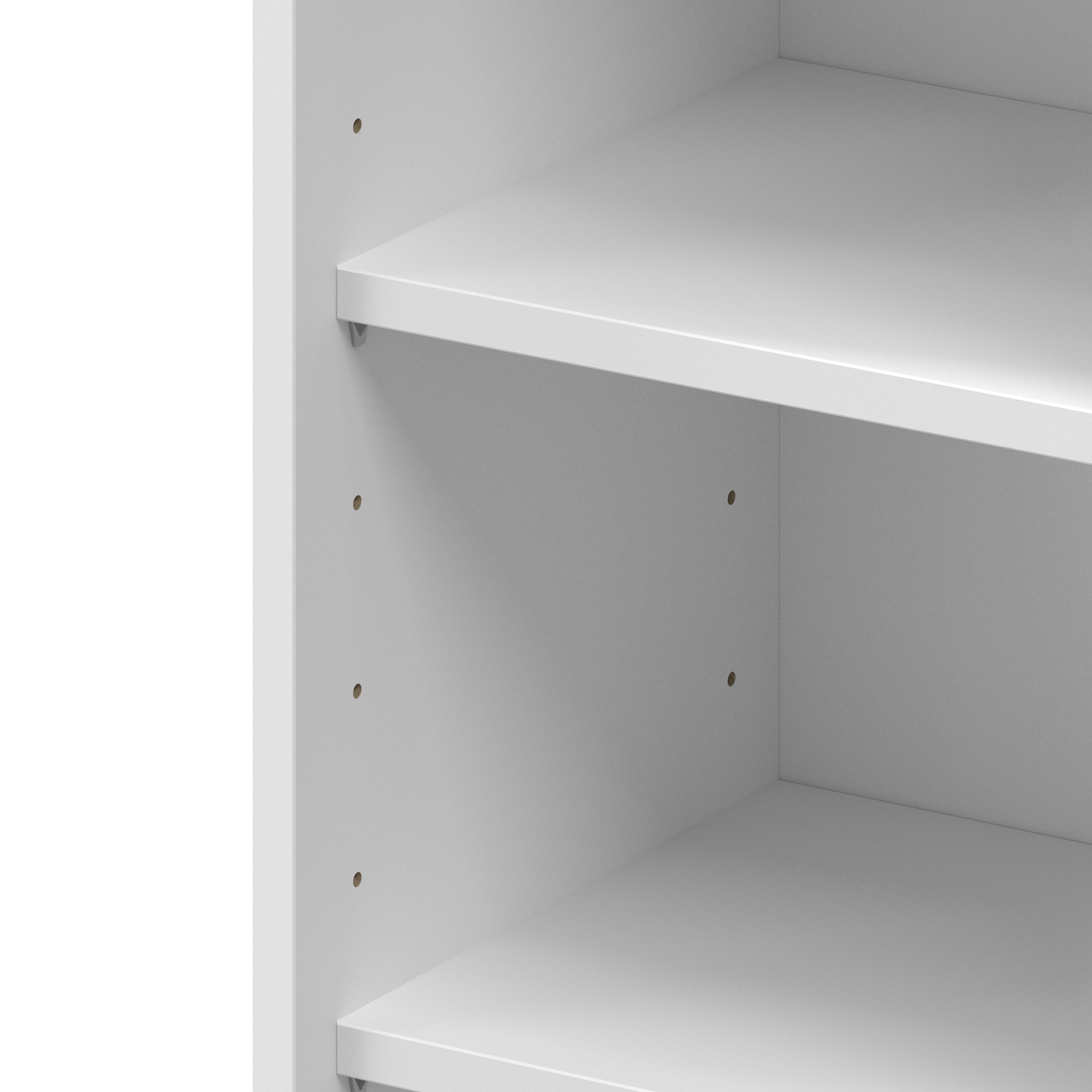 GoodHome Caraway Matt White Tall Wall cabinet, (W)800mm (D)320mm