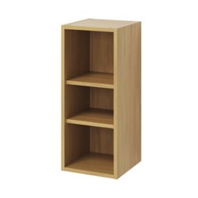 GoodHome Caraway Oak effect Standard wall cabinet, (W)300mm (D)320mm