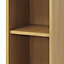 GoodHome Caraway Oak effect Tall Wall cabinet, (W)300mm (D)320mm