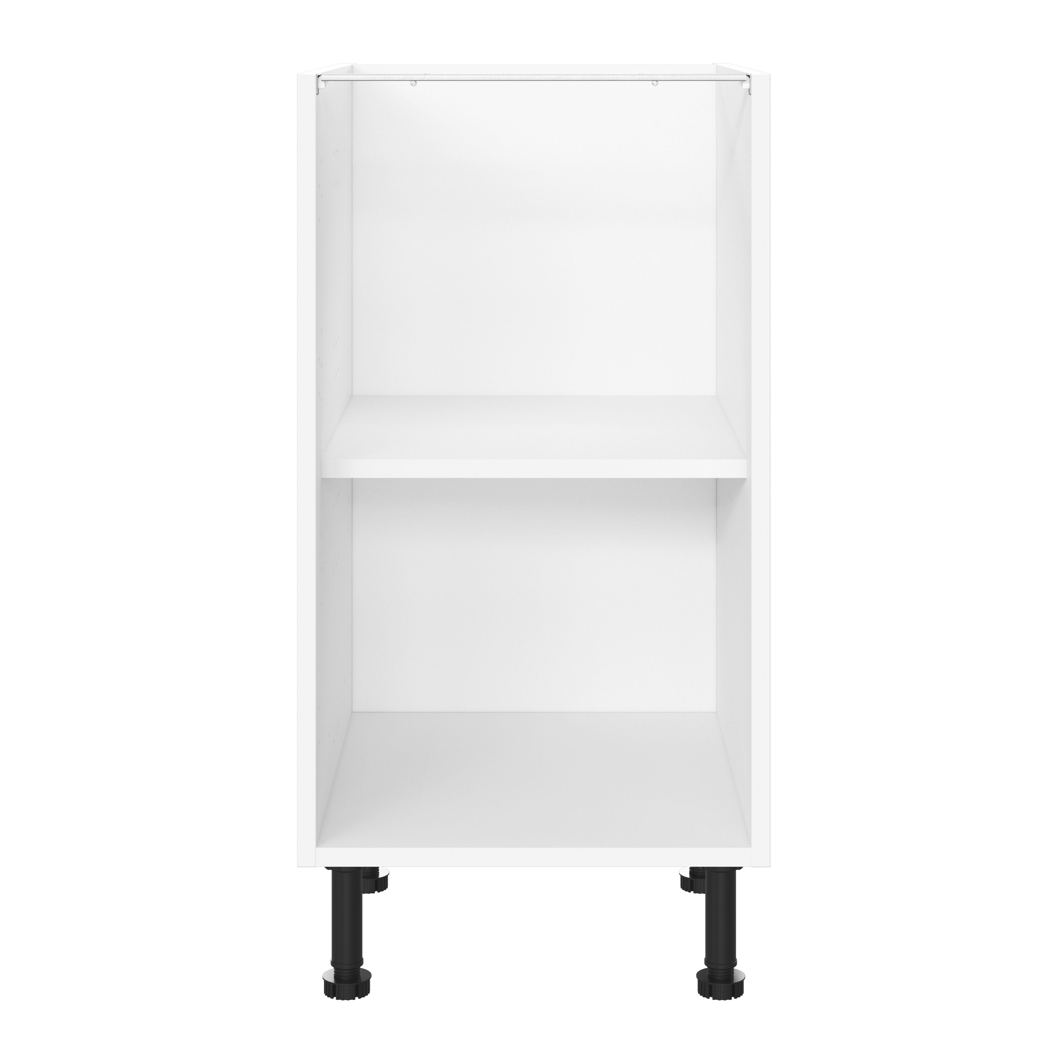 GoodHome Caraway White Base cabinet, (W)450mm