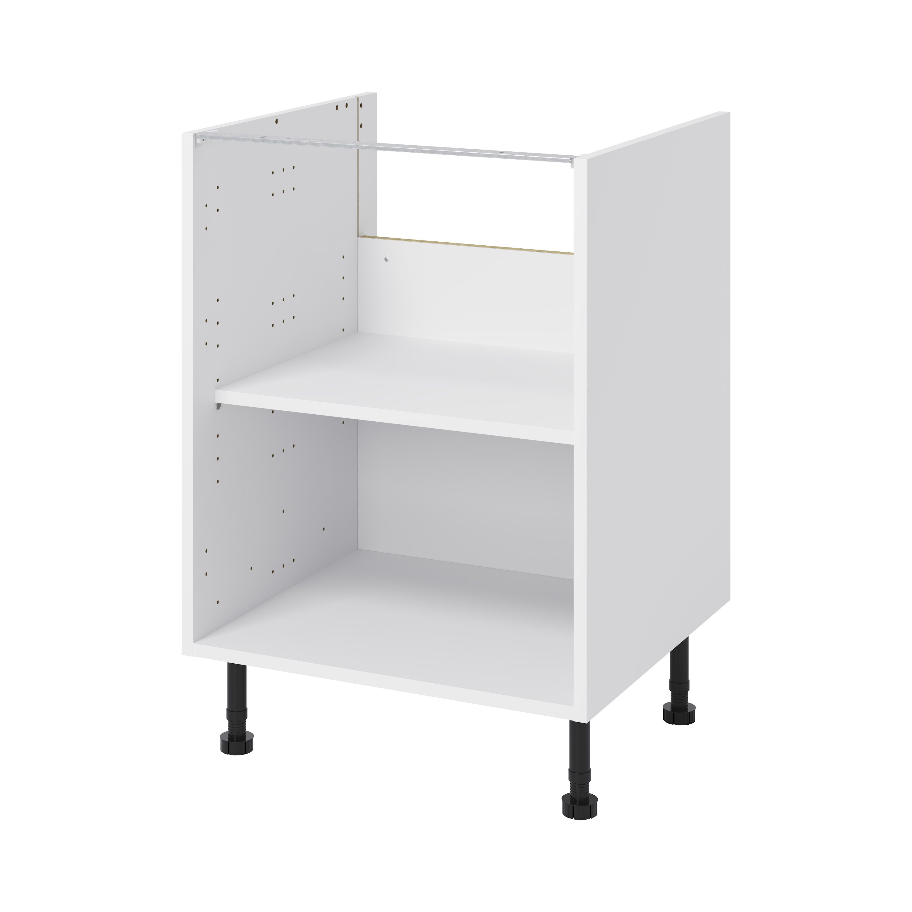 Goodhome Caraway White Base Cabinet W 600mm Diy At B Q