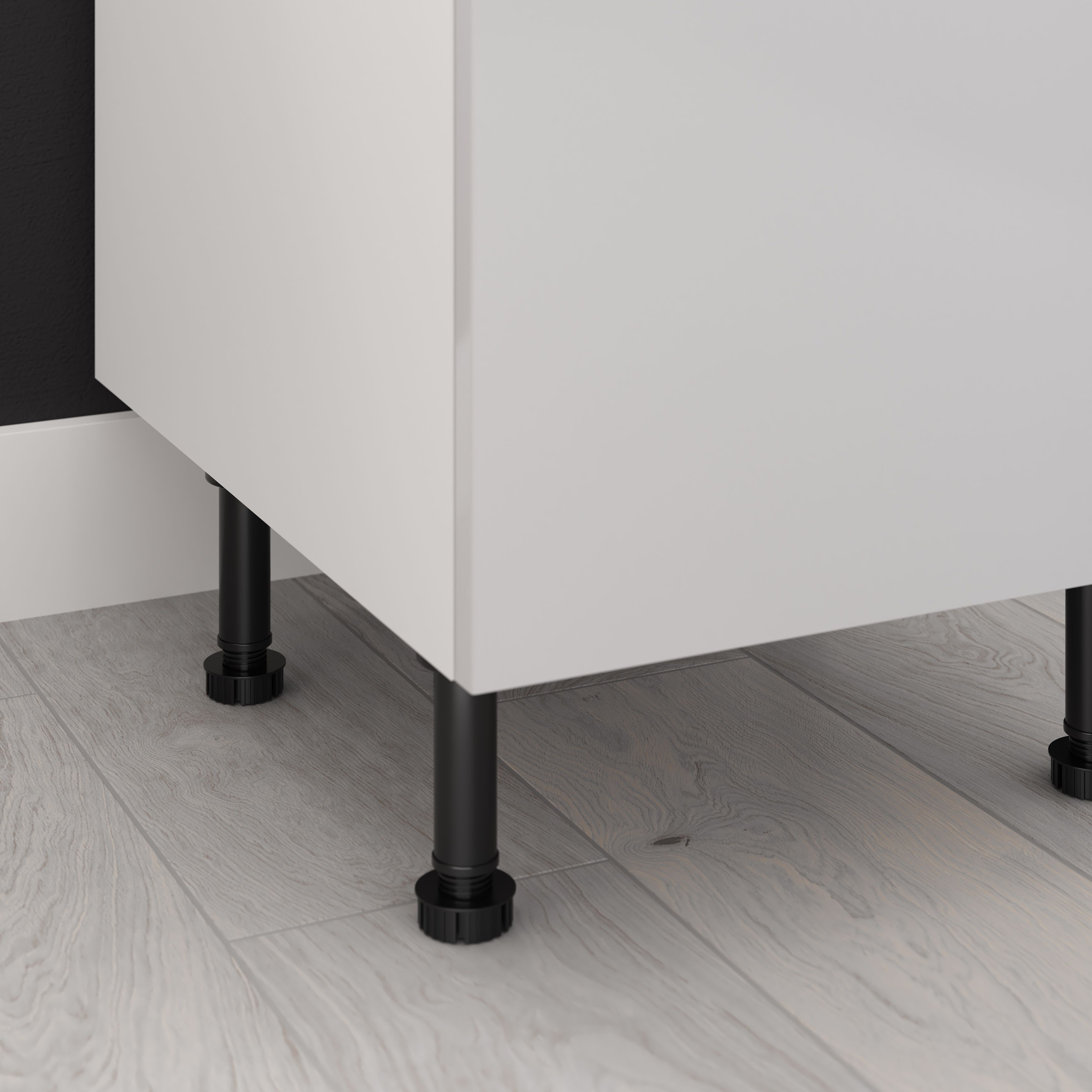 GoodHome Caraway White Base unit, (W)150mm