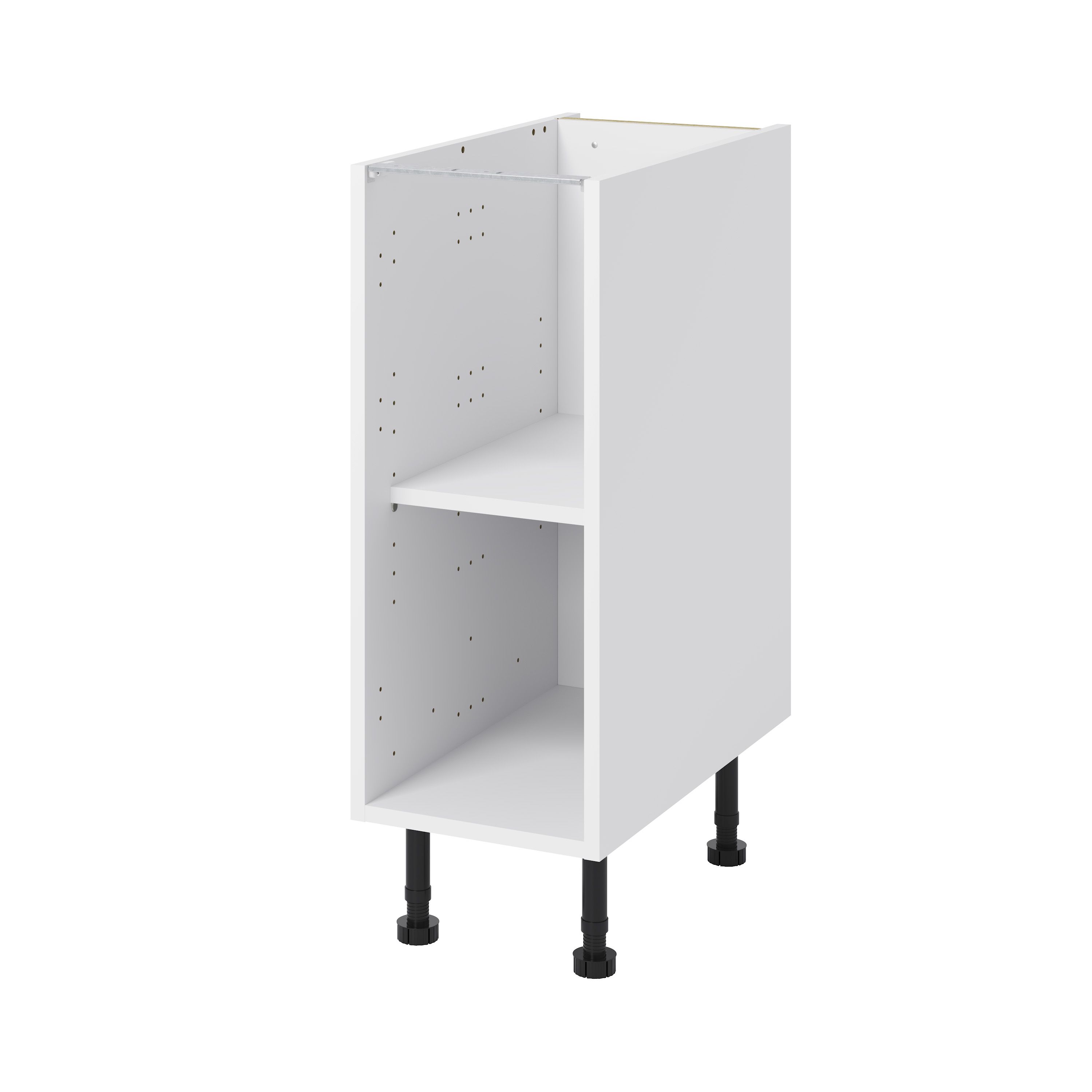 GoodHome Caraway White Base unit, (W)300mm