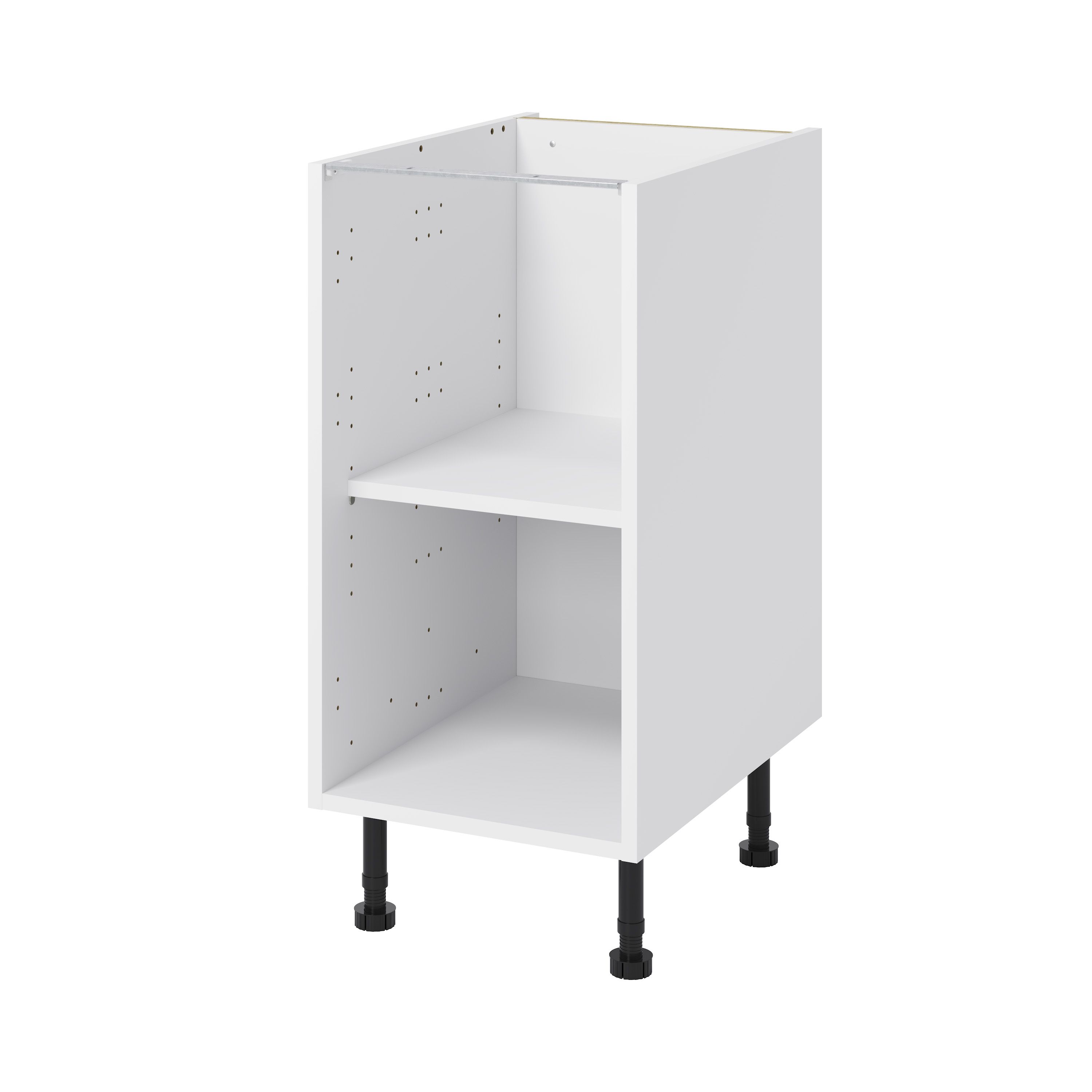 GoodHome Caraway White Base unit, (W)400mm