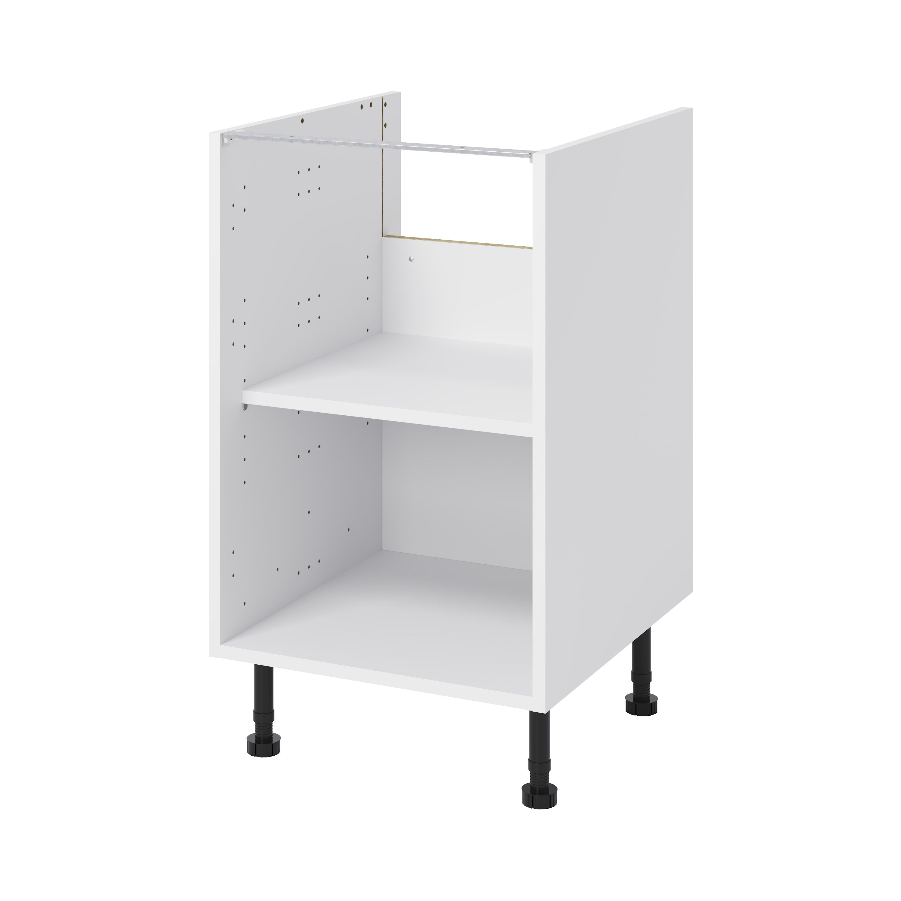 GoodHome Caraway White Base unit, (W)500mm