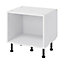 GoodHome Caraway White Belfast Base cabinet, (W)600mm