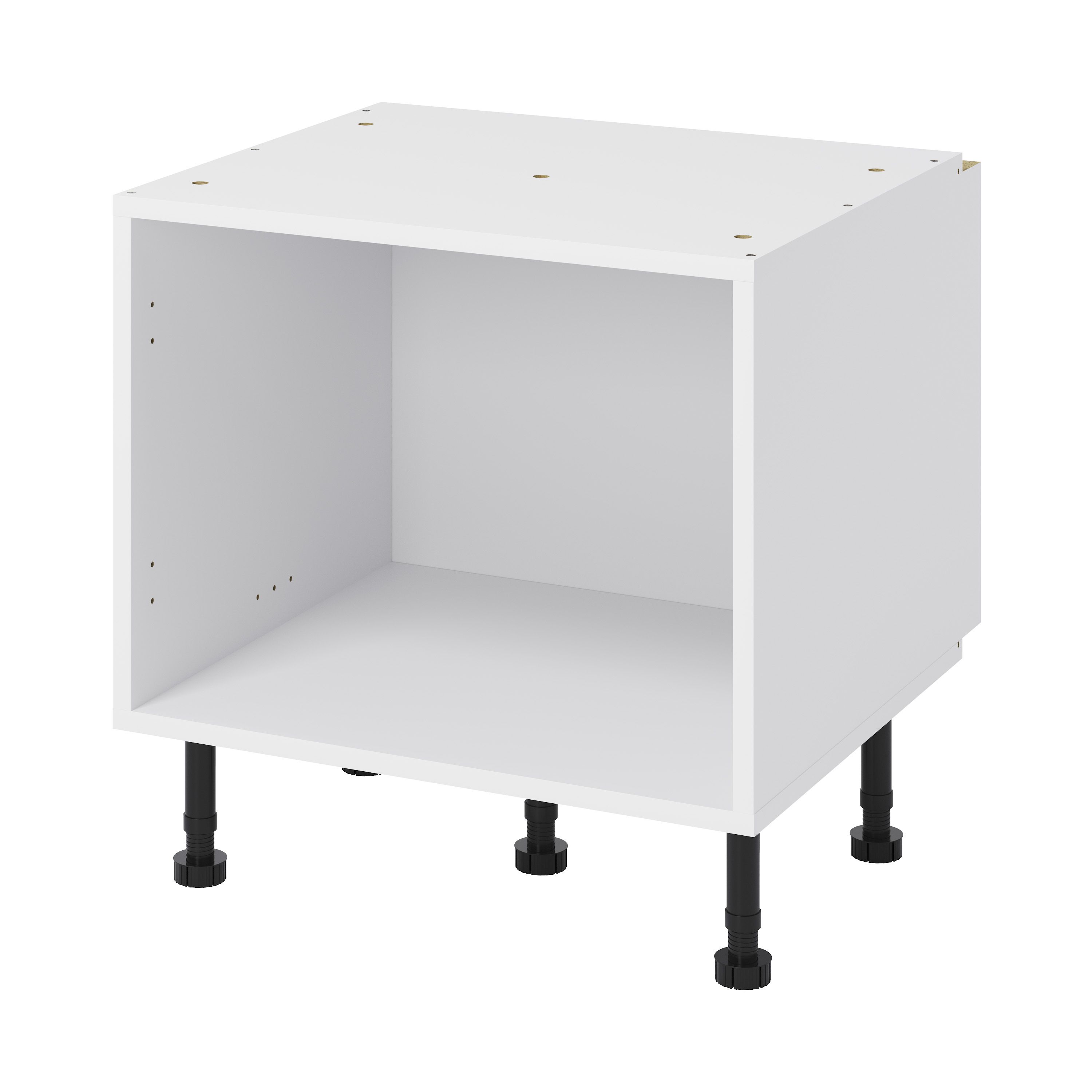 GoodHome Caraway White Belfast Base cabinet, (W)600mm