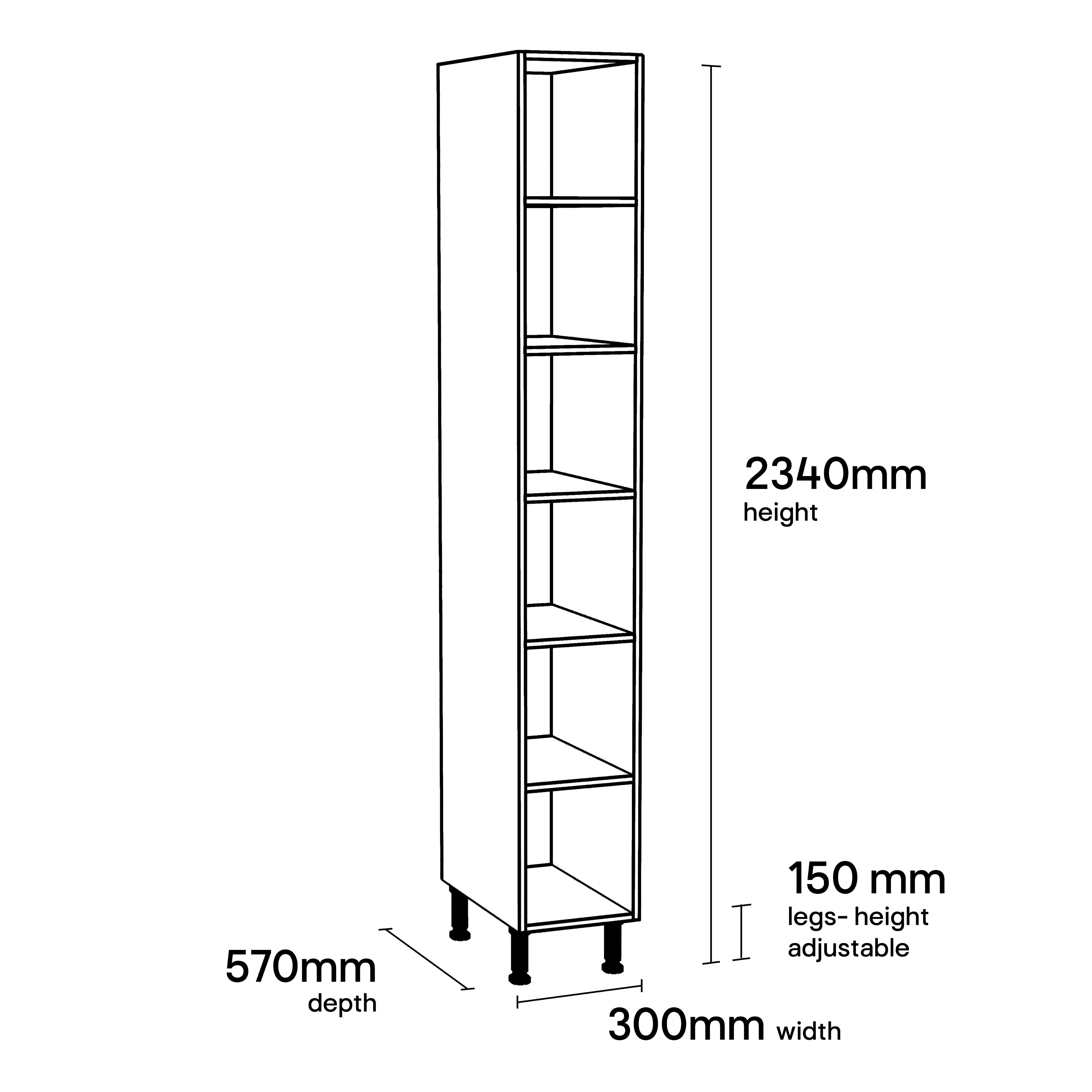 Ikea 300mm deals larder unit