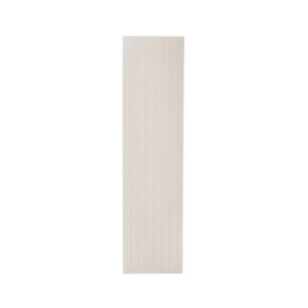 GoodHome Cashmere painted natural ash shaker Tall Appliance & larder End panel (H)2400mm (W)610mm