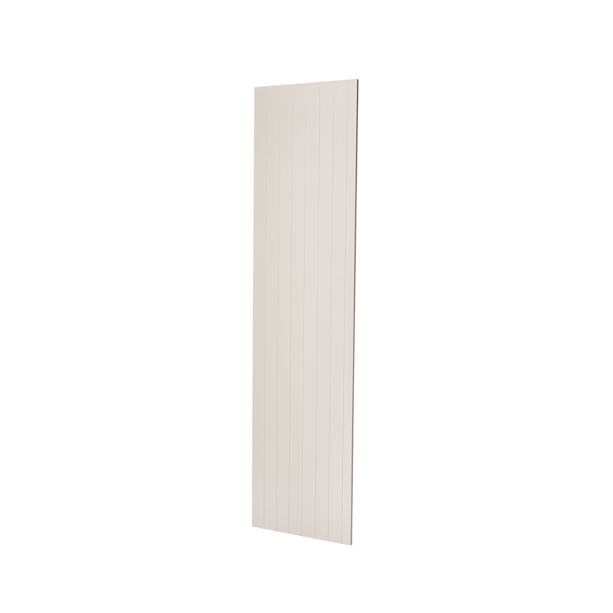 GoodHome Cashmere painted natural ash shaker Tall Appliance & larder End panel (H)2400mm (W)610mm