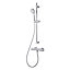 GoodHome Cavally 3-spray pattern Wall-mounted Thermostatic Shower