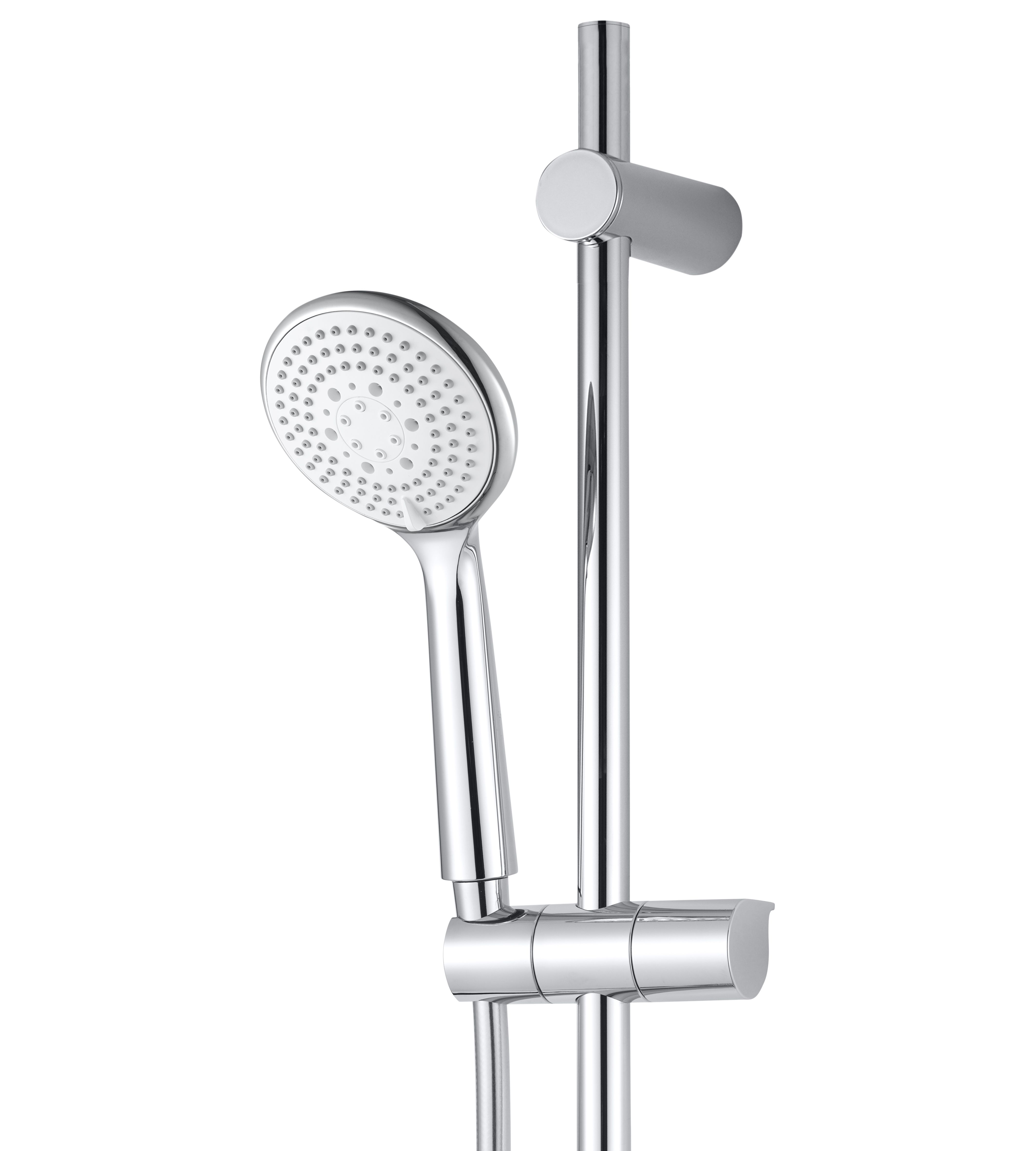 GoodHome Cavally 3-spray pattern Wall-mounted Thermostatic Shower
