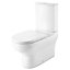 GoodHome Cavally Back to wall Rimless Toilet set with Soft close seat