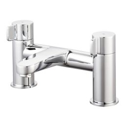 GoodHome Cavally Chrome effect Bath Filler Tap