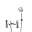 GoodHome Cavally Chrome effect Bath Shower mixer Tap