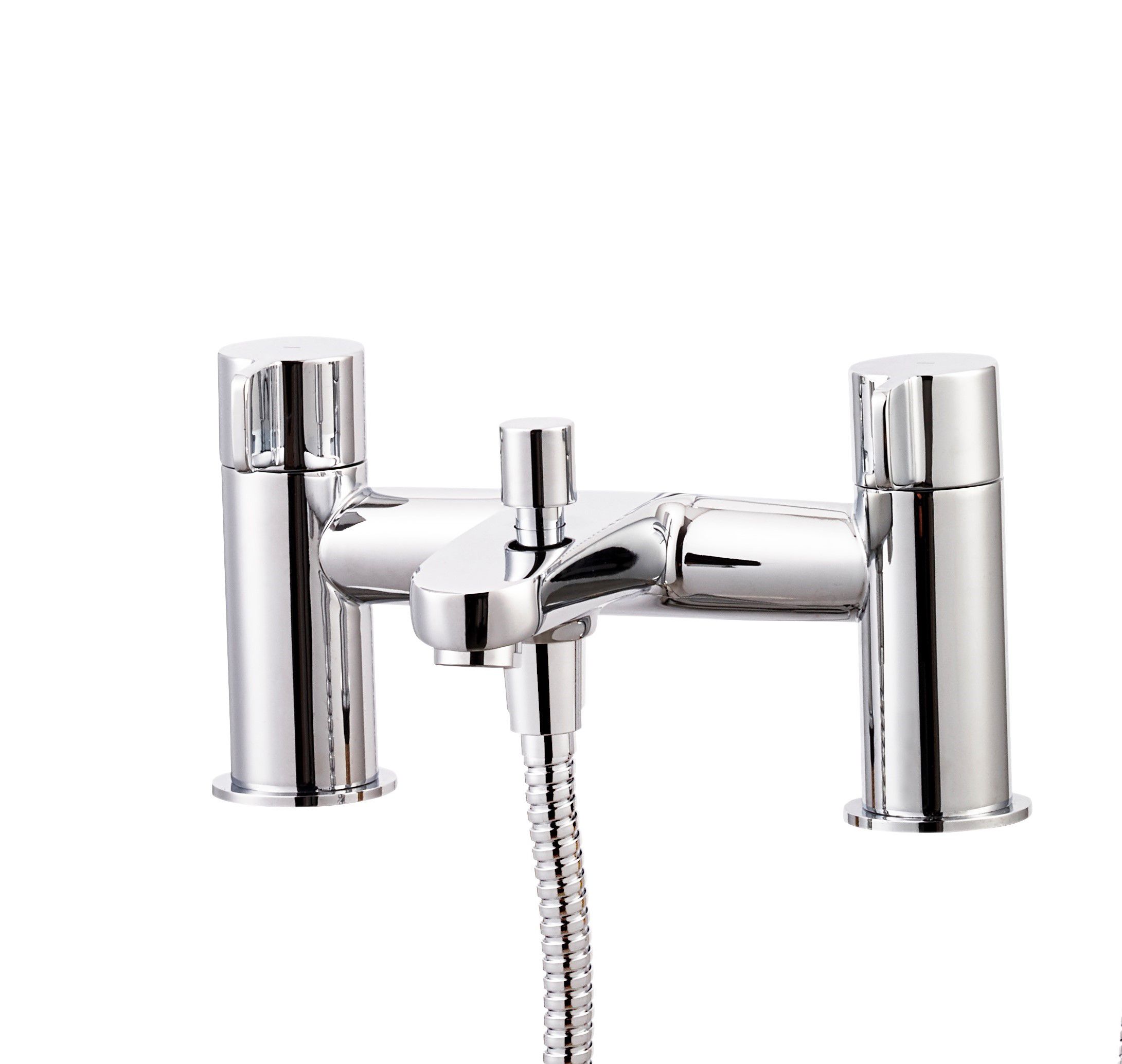 GoodHome Cavally Chrome effect Bath Shower mixer Tap DIY at B&Q