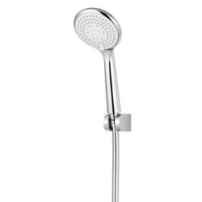 GoodHome Cavally Chrome effect Shower kit