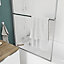 GoodHome Cavally Chrome effect Shower kit