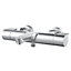 GoodHome Cavally Chrome effect Thermostatic Bath Shower mixer Tap
