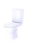 GoodHome Cavally Compact Close-coupled Rimless Standard Toilet set with Soft close seat