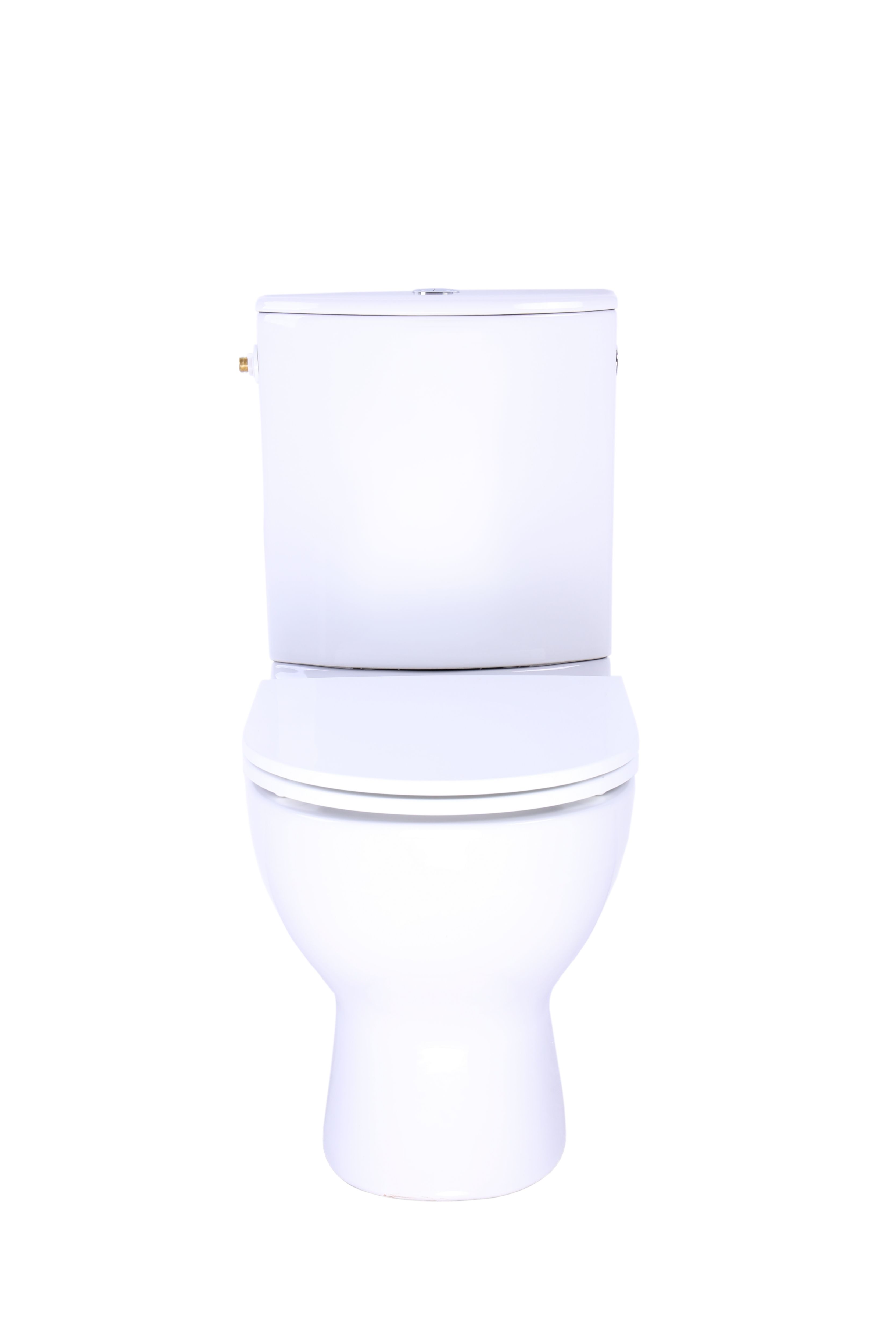 GoodHome Cavally compact White Close-coupled Toilet set with Soft close seat & Close coupled cistern