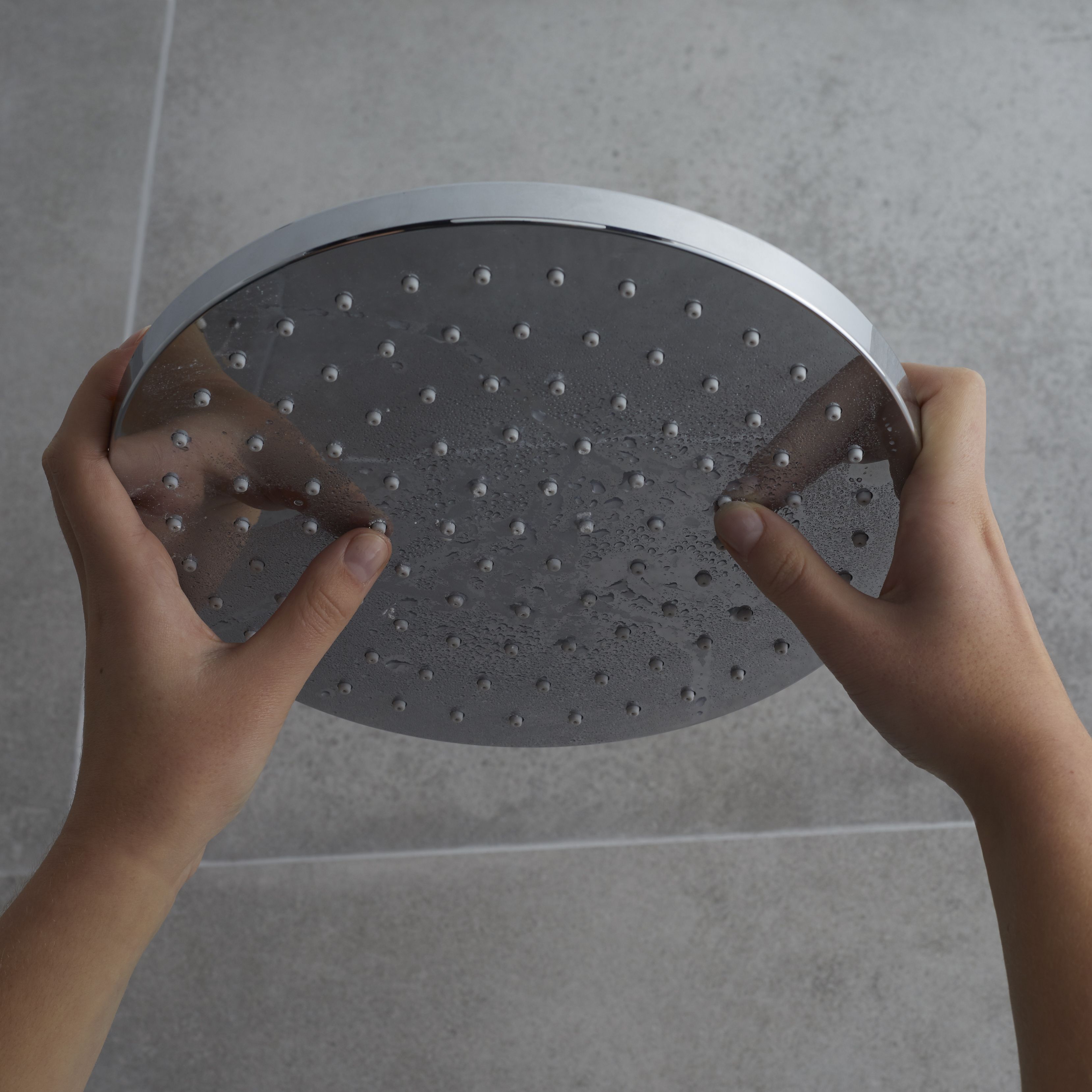 GoodHome Cavally Overhead Single-spray pattern Shower head