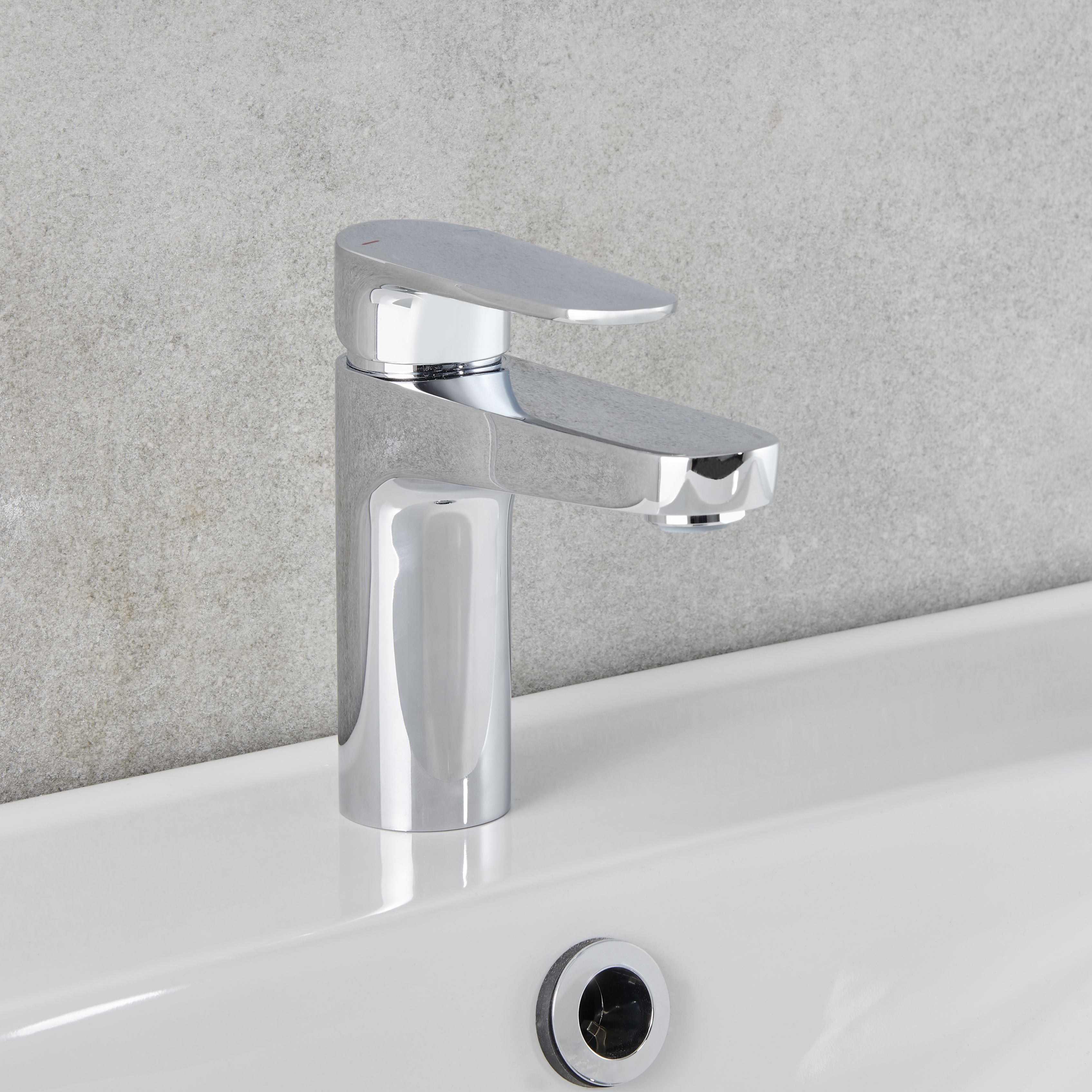 GoodHome Cavally Standard Basin Mono mixer Tap