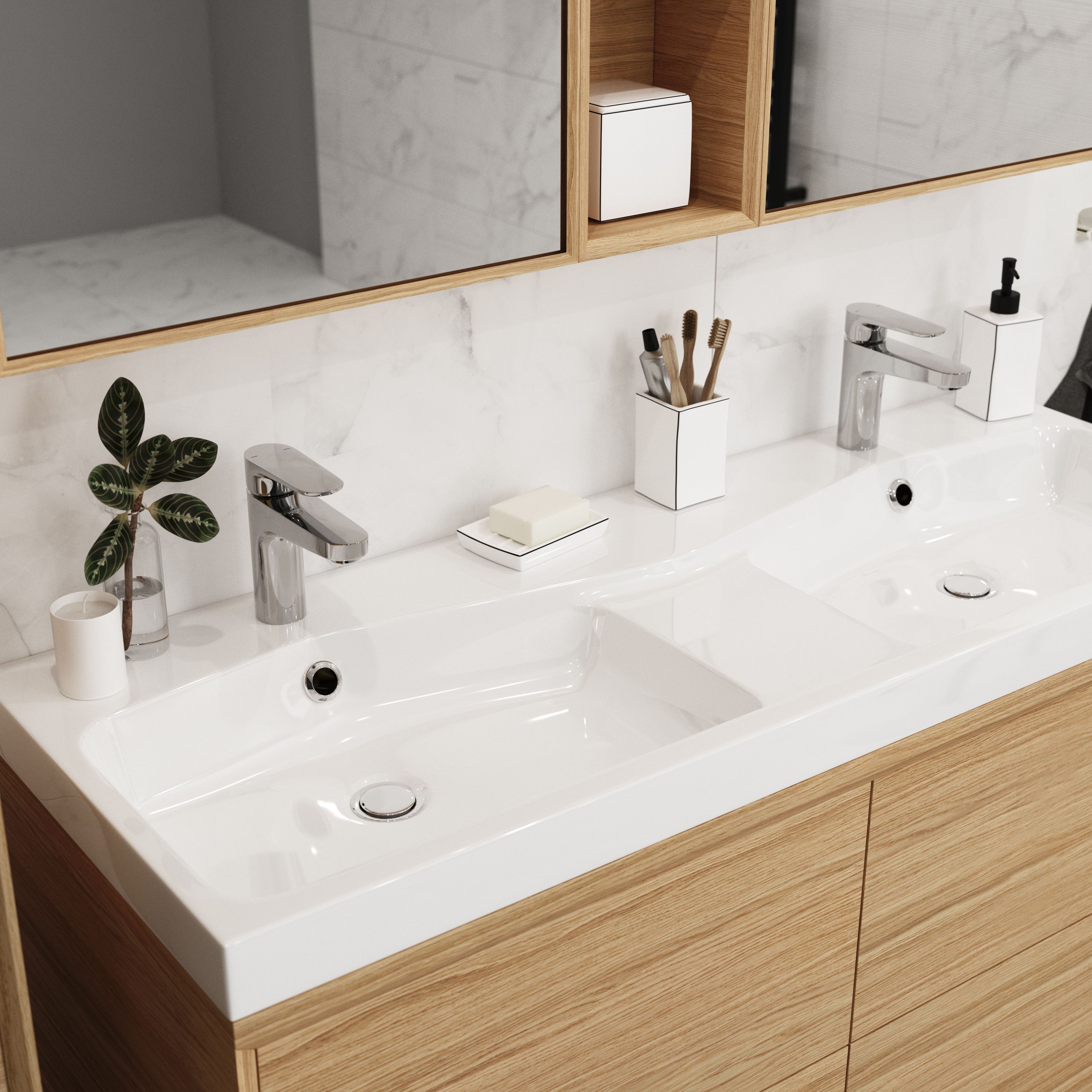 GoodHome Cavally Standard Basin Mono mixer Tap