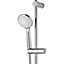 GoodHome Cavally Wall-mounted Diverter 3-spray pattern Shower kit