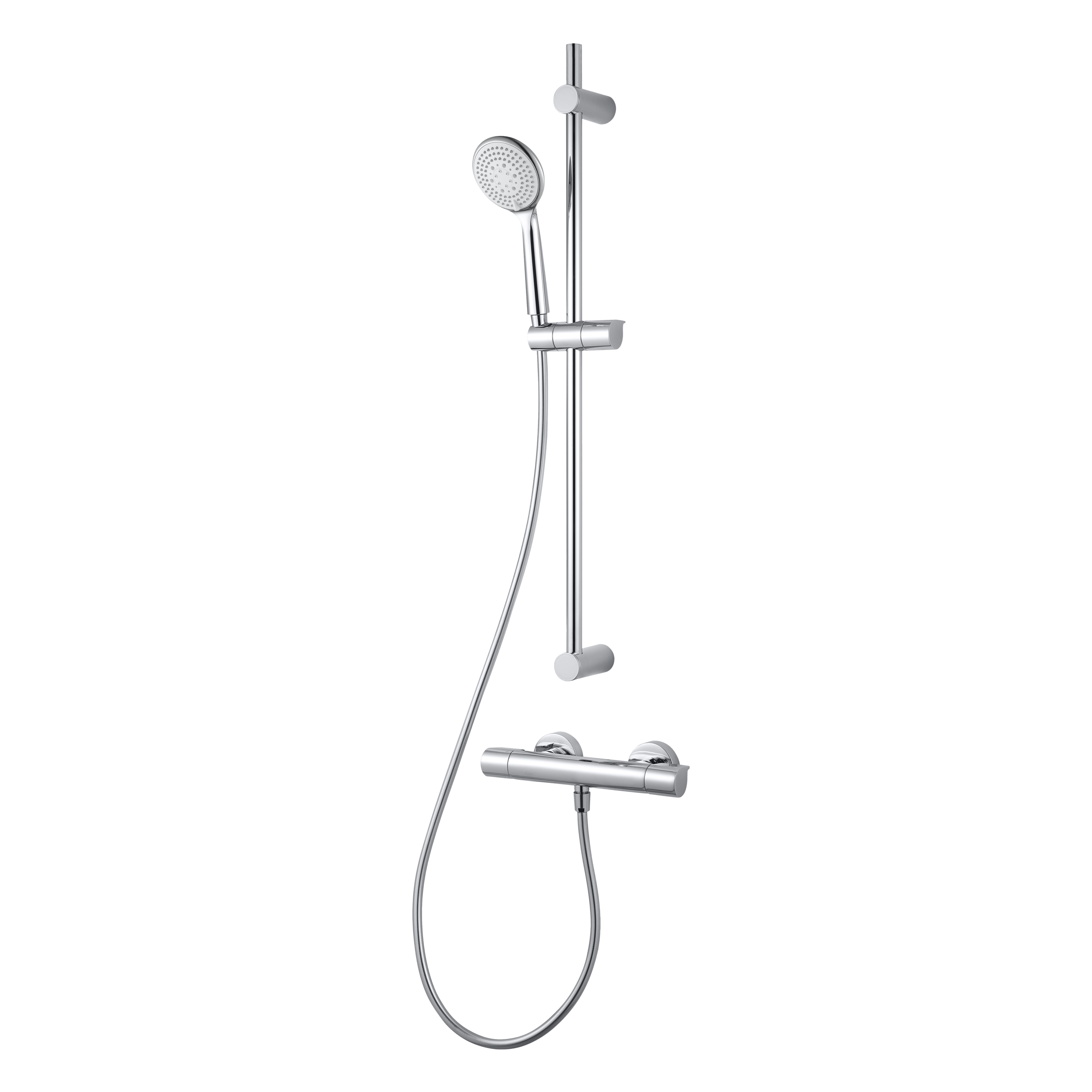 GoodHome Cavally Wall-mounted Thermostatic Mixer Shower