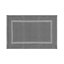 GoodHome Cellna Anthracite Rectangular Bath mat (L)80cm (W)50cm