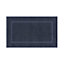 GoodHome Cellna Midnight blue Rectangular Bath mat (L)120cm (W)70cm
