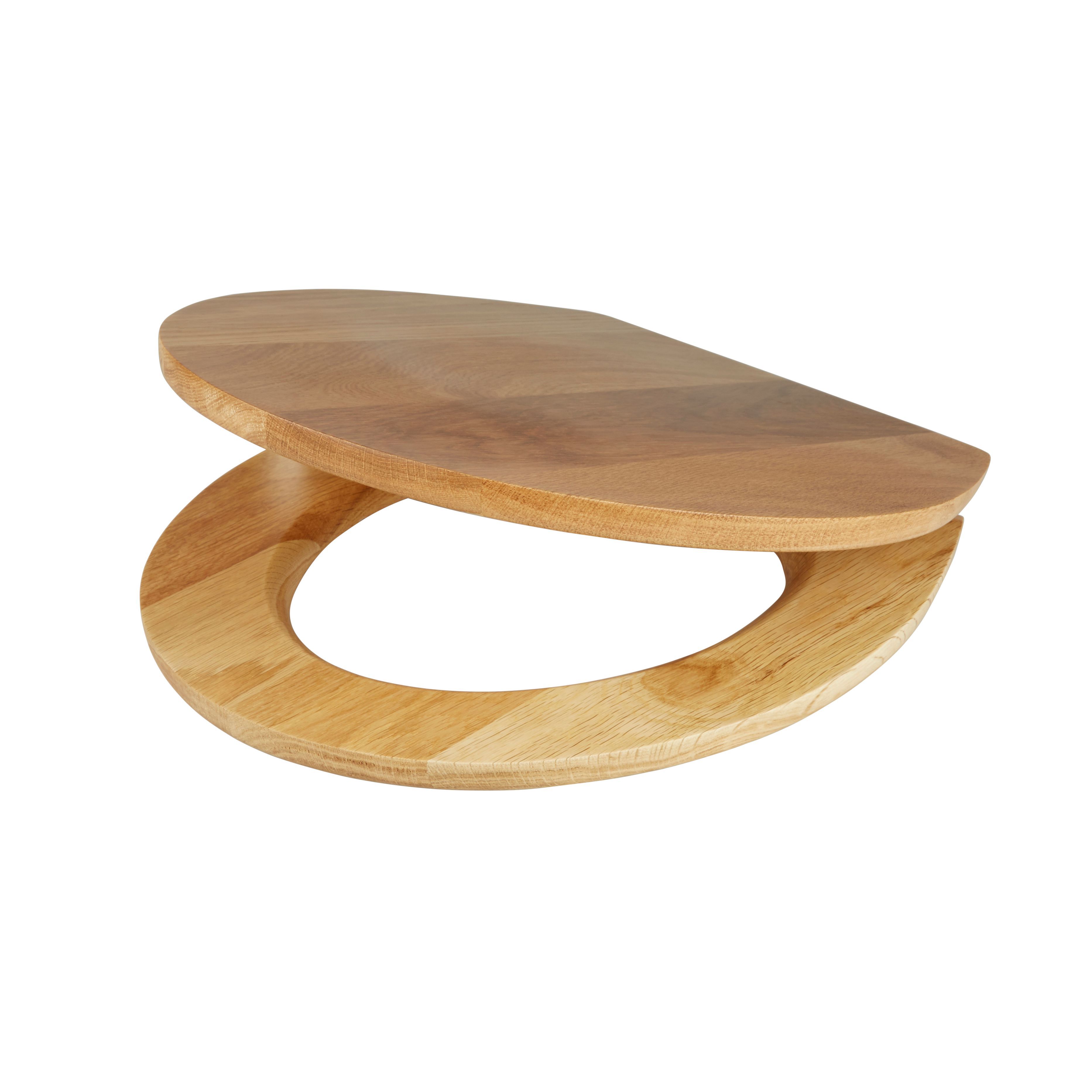 Oak toilet hot sale seat