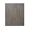 GoodHome Chia Grey oak effect slab Drawer front (W)600mm, Pack of 3