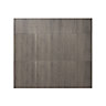 GoodHome Chia Grey oak effect slab Drawer front (W)800mm, Pack of 3