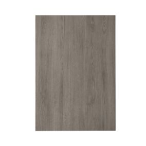 GoodHome Chia Grey oak effect slab Highline Cabinet door (W)500mm (H)715mm (T)18mm